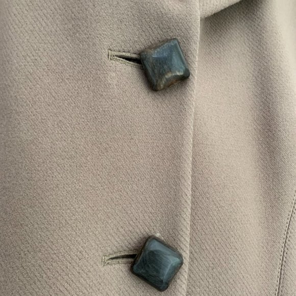 SALVATORE FERRAGAMO OATMEAL COAT SIZE 46 (XL) - Picture 6 of 11